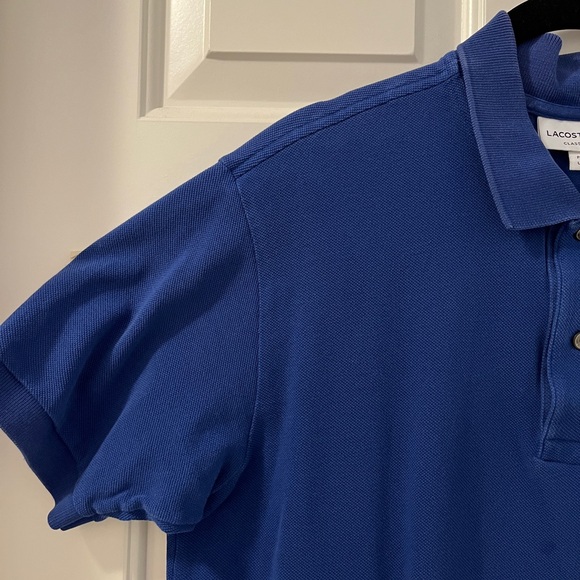 Lacoste Classic Fit L.12.12 Polo - Size 4 (M) - Gentian Blue - Picture 4 of 7